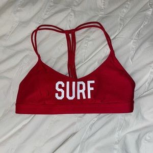 “SURF” Sports Bra